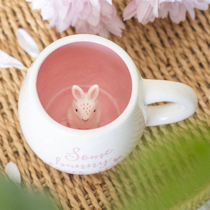 Some Bunny Loves You Peekaboo Bunny Mug
